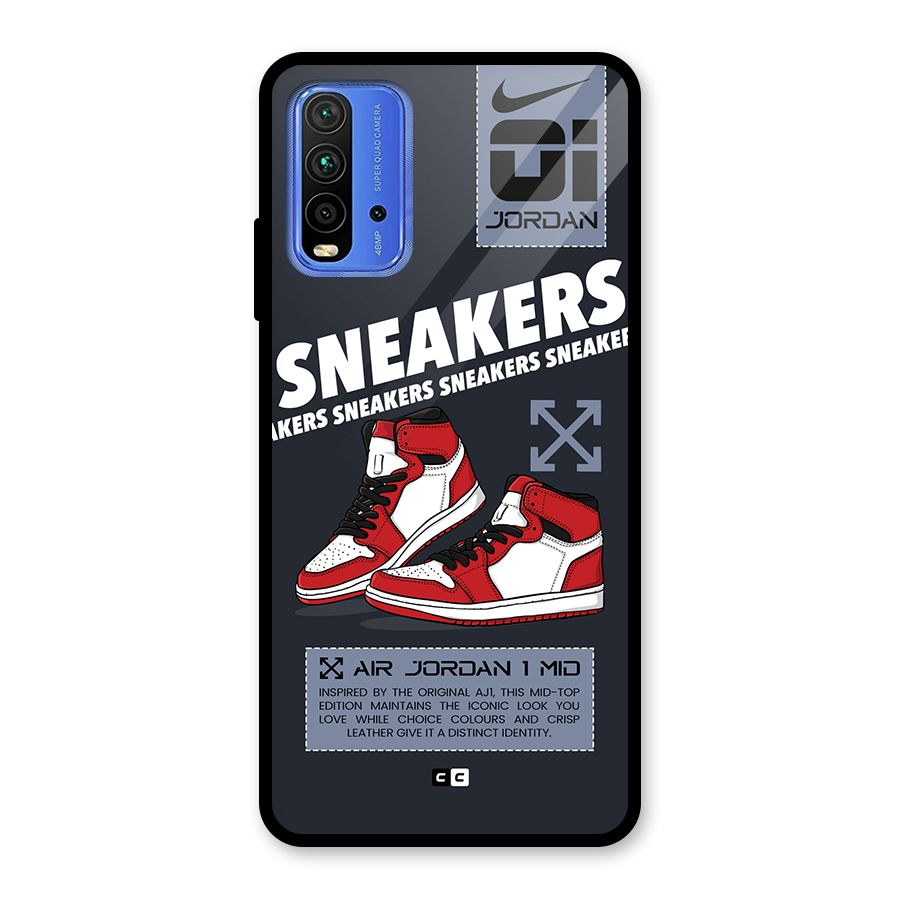 Fantastic Air Shoes Glass Back Case for Redmi 9 Power