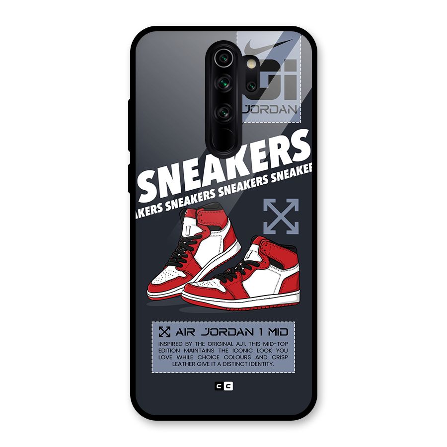 Fantastic Air Shoes Glass Back Case for Redmi Note 8 Pro