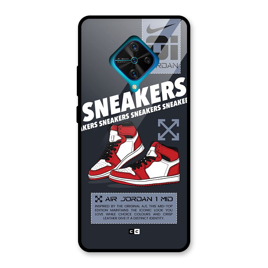 Fantastic Air Shoes Glass Back Case for Vivo S1 Pro