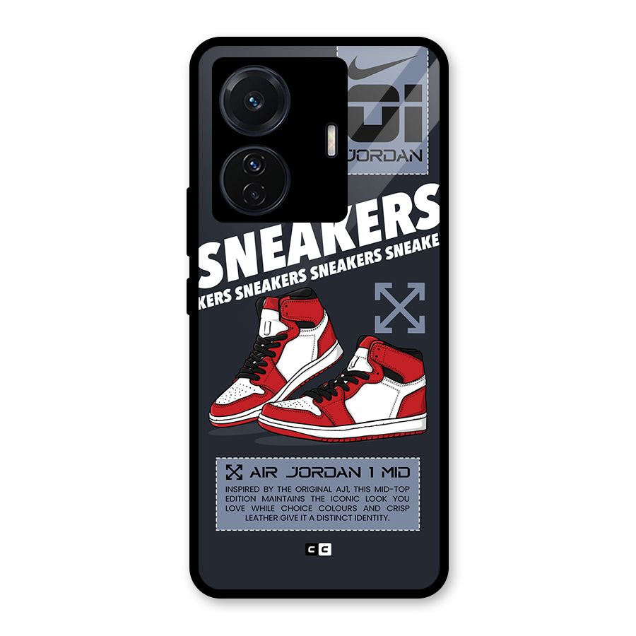 Fantastic Air Shoes Glass Back Case for Vivo T1 Pro