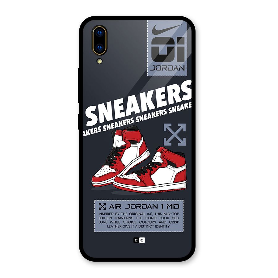 Fantastic Air Shoes Glass Back Case for Vivo V11 Pro
