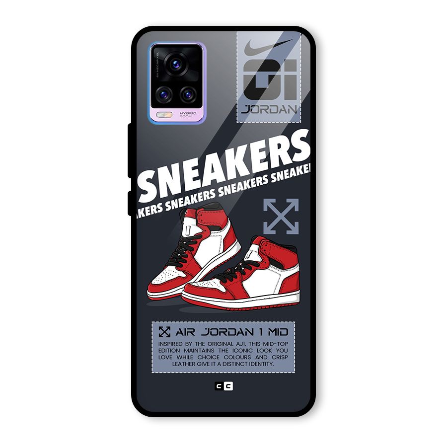 Fantastic Air Shoes Glass Back Case for Vivo V20 Pro