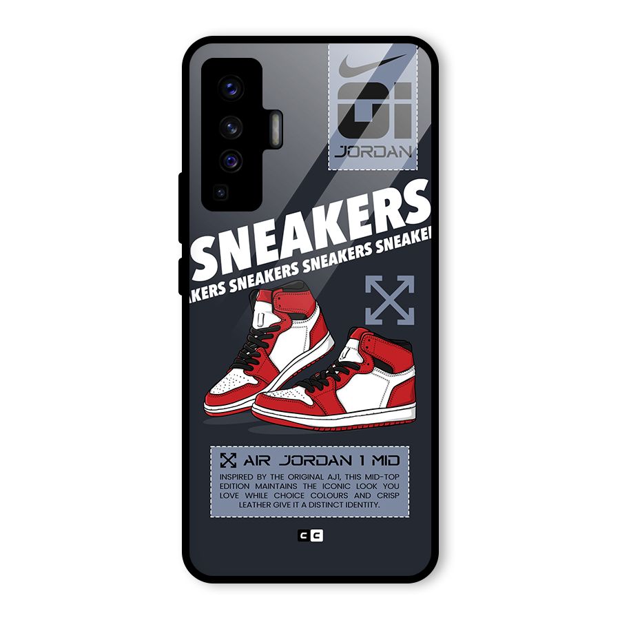 Fantastic Air Shoes Glass Back Case for Vivo X50