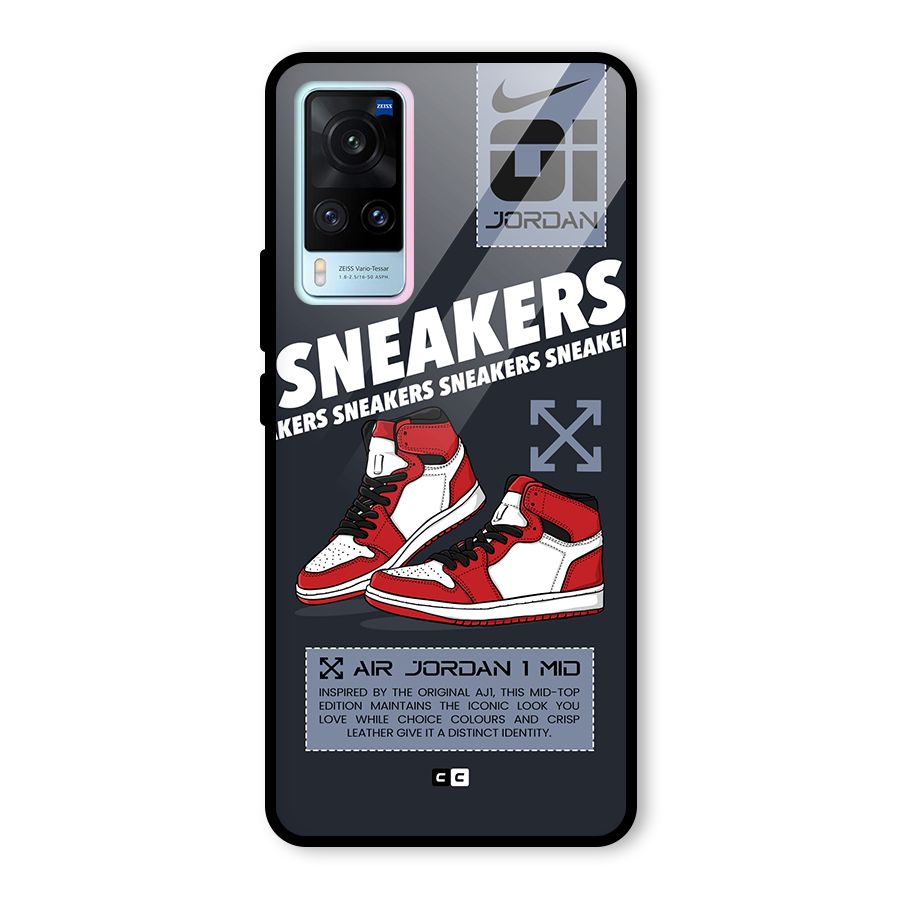 Fantastic Air Shoes Glass Back Case for Vivo X60