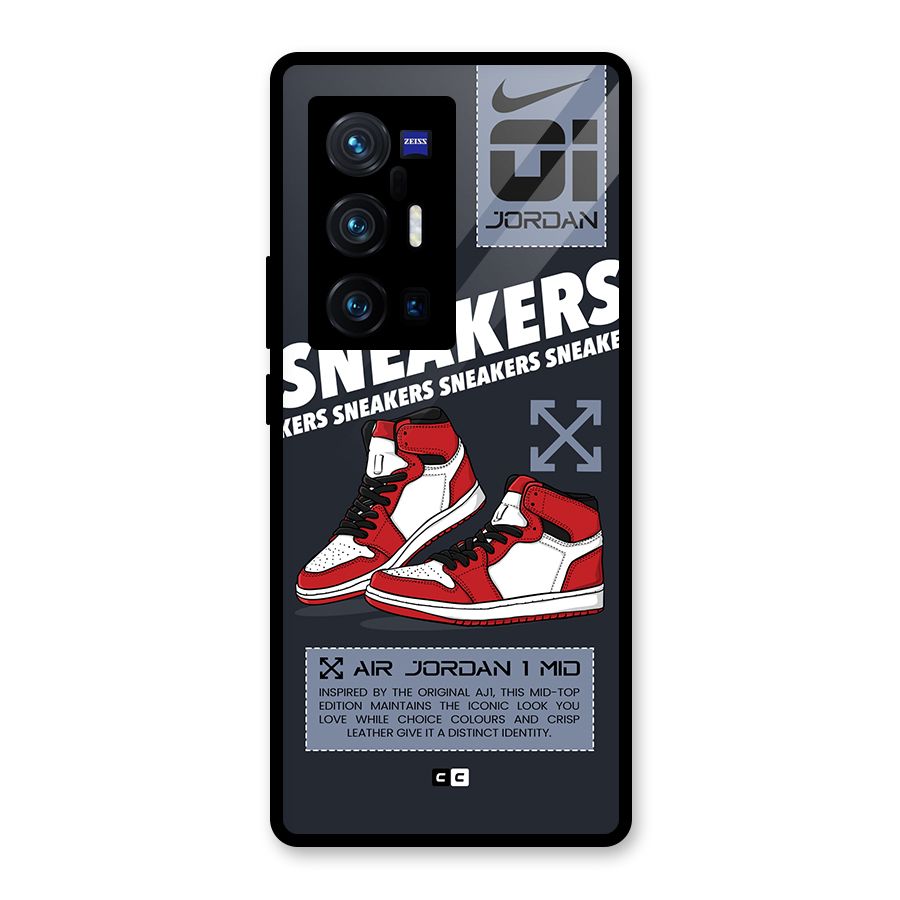 Fantastic Air Shoes Glass Back Case for Vivo X70 Pro Plus