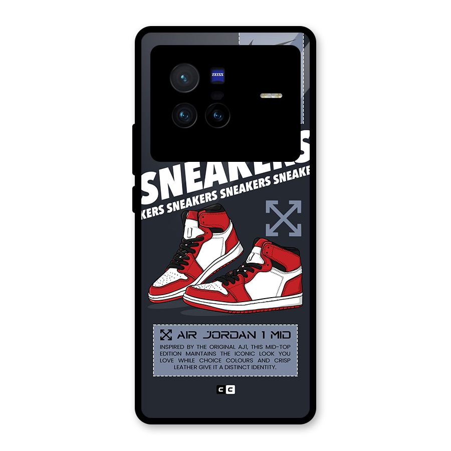 Fantastic Air Shoes Glass Back Case for Vivo X80