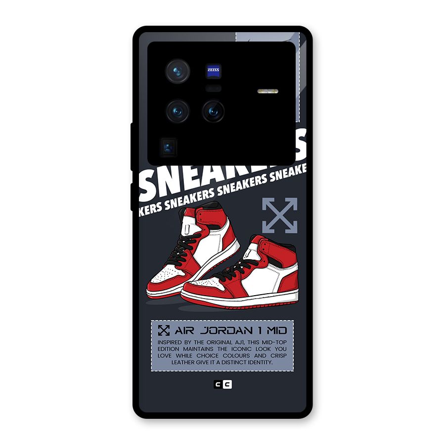 Fantastic Air Shoes Glass Back Case for Vivo X80 Pro