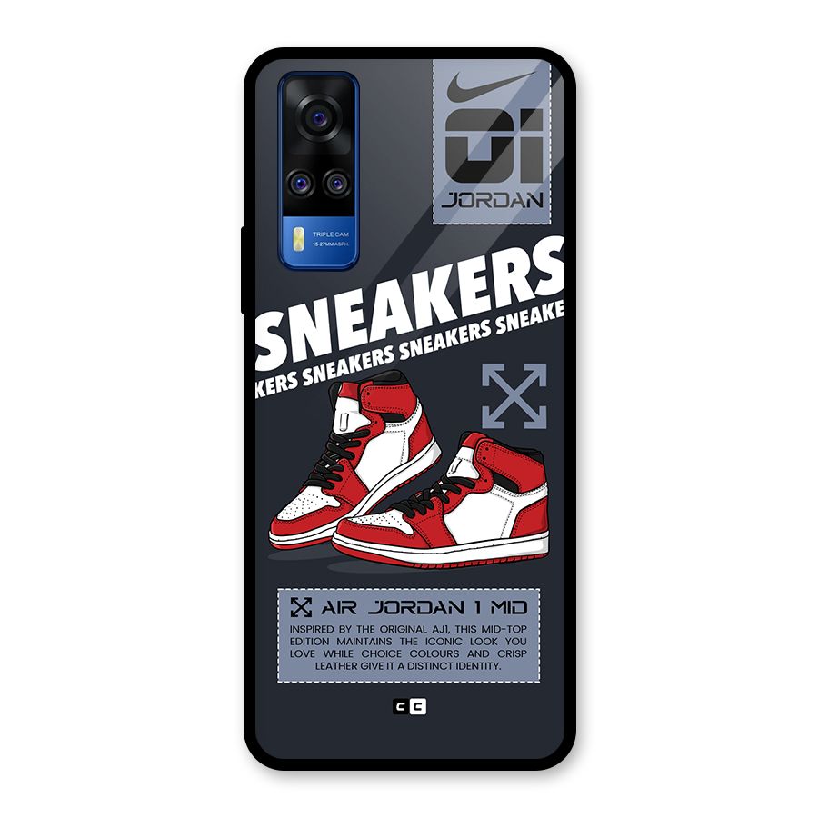 Fantastic Air Shoes Glass Back Case for Vivo Y31