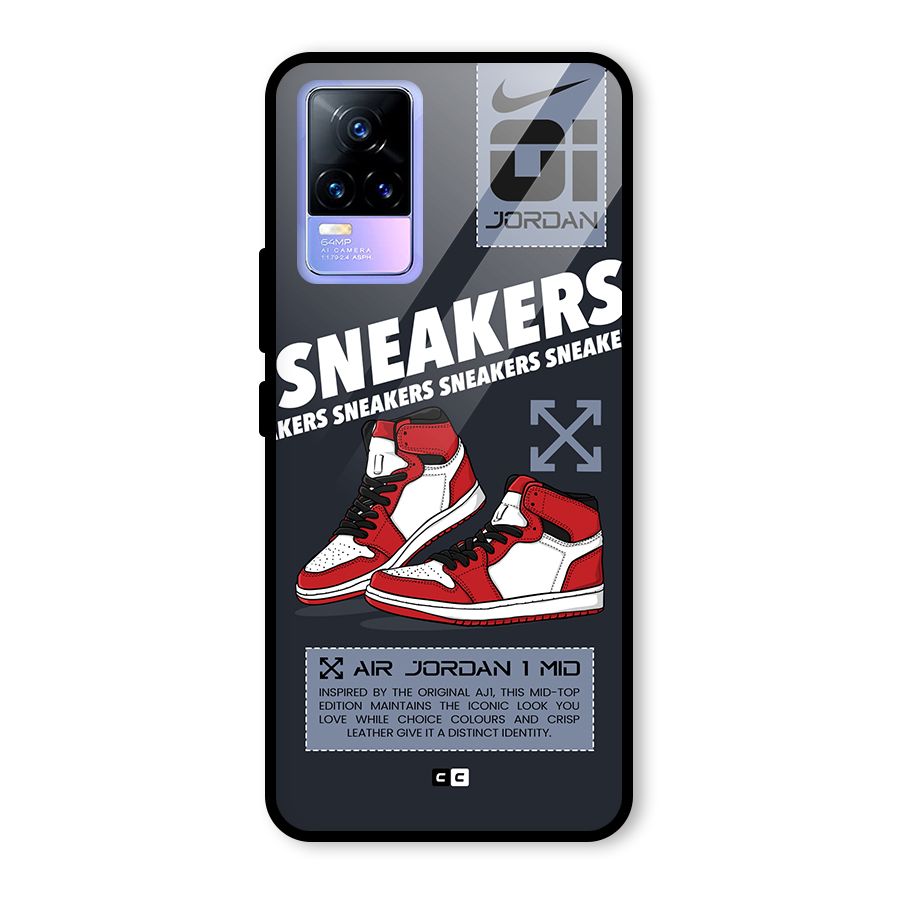 Fantastic Air Shoes Glass Back Case for Vivo Y73
