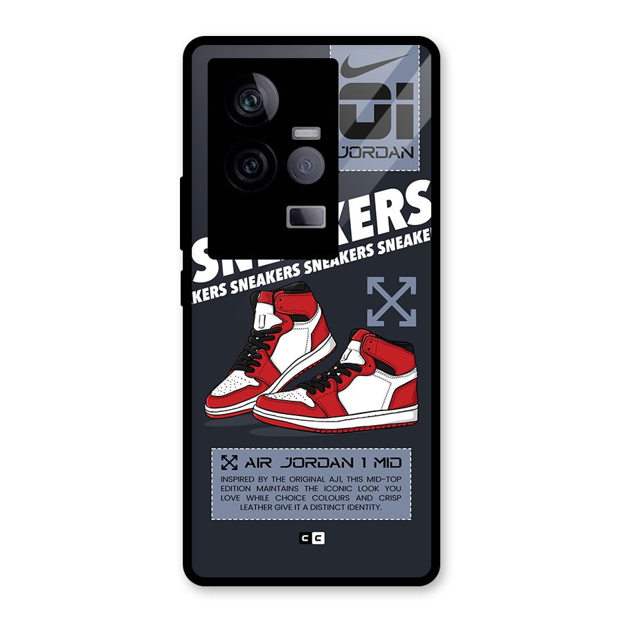 Fantastic Air Shoes Glass Back Case for Vivo iQOO 11 5G