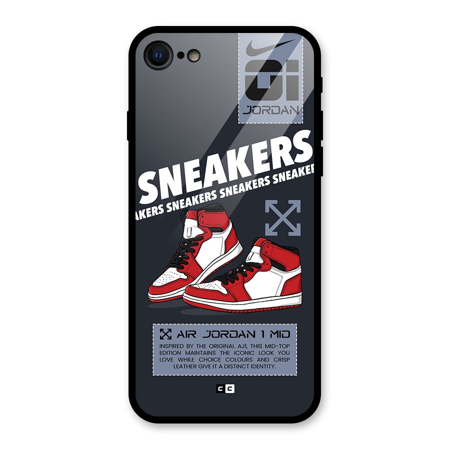 Fantastic Air Shoes Glass Back Case for iPhone 7