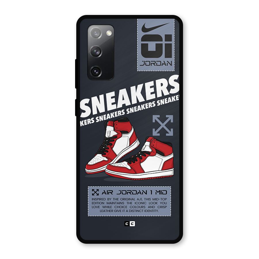 Fantastic Air Shoes Metal Back Case for Galaxy S20 FE