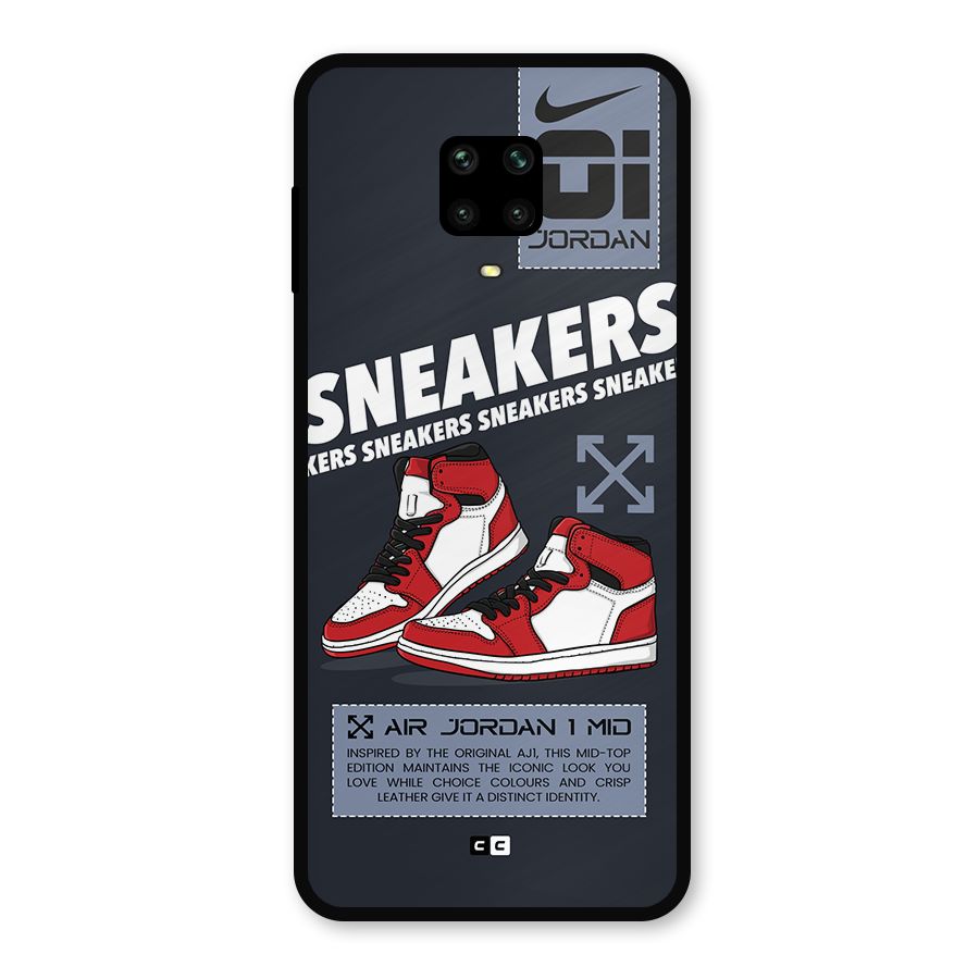 Fantastic Air Shoes Metal Back Case for Poco M2