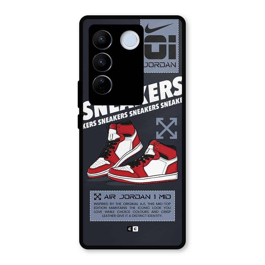 Fantastic Air Shoes Metal Back Case for Vivo V27