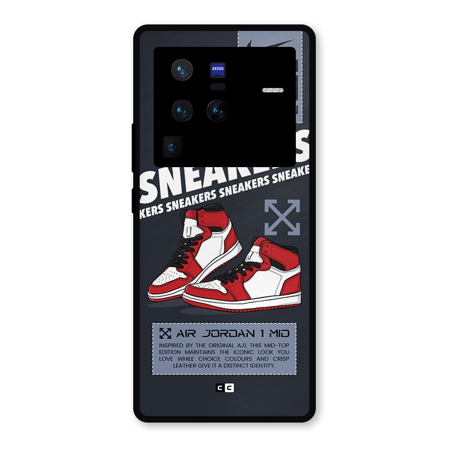 Fantastic Air Shoes Metal Back Case for Vivo X80 Pro