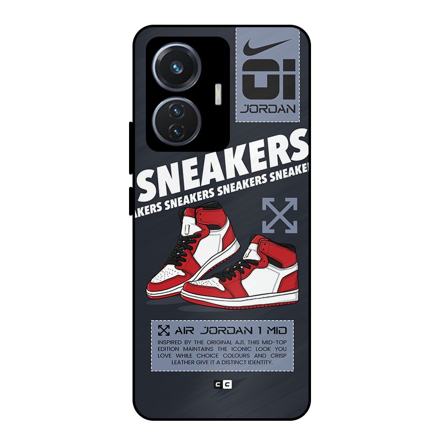 Fantastic Air Shoes Metal Back Case for iQOO Z6 44W