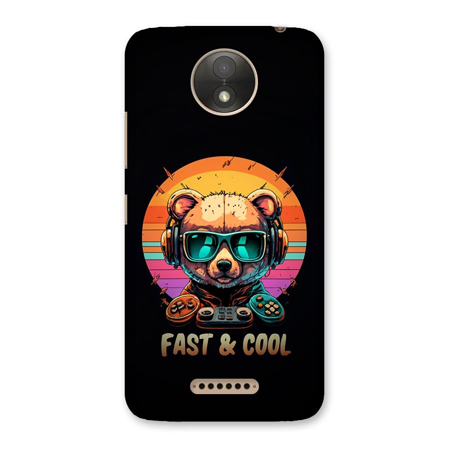 Fast And Cool Back Case for Moto C Plus
