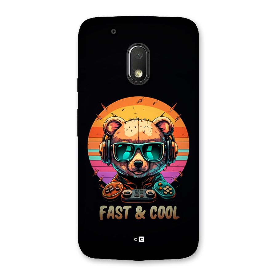 Fast And Cool Back Case for Moto G4 Play