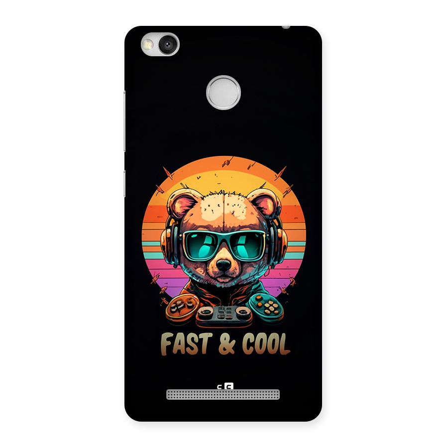 Fast And Cool Back Case for Redmi 3S Prime