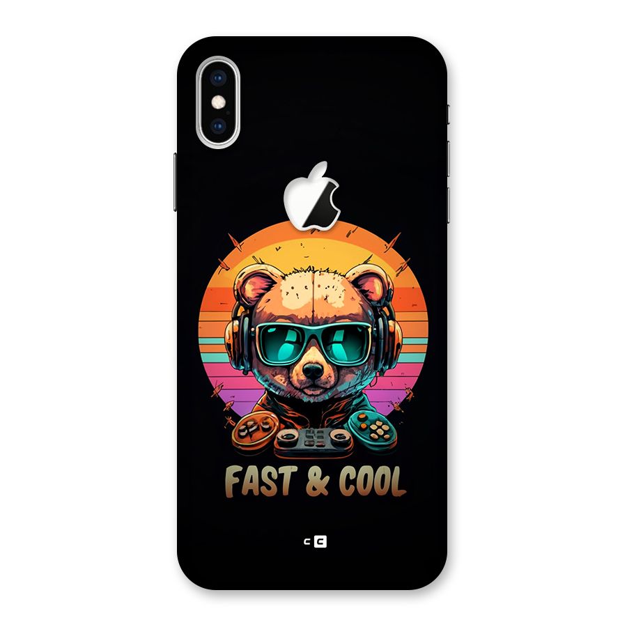 Fast And Cool Back Case for iPhone XS Max Apple Cut