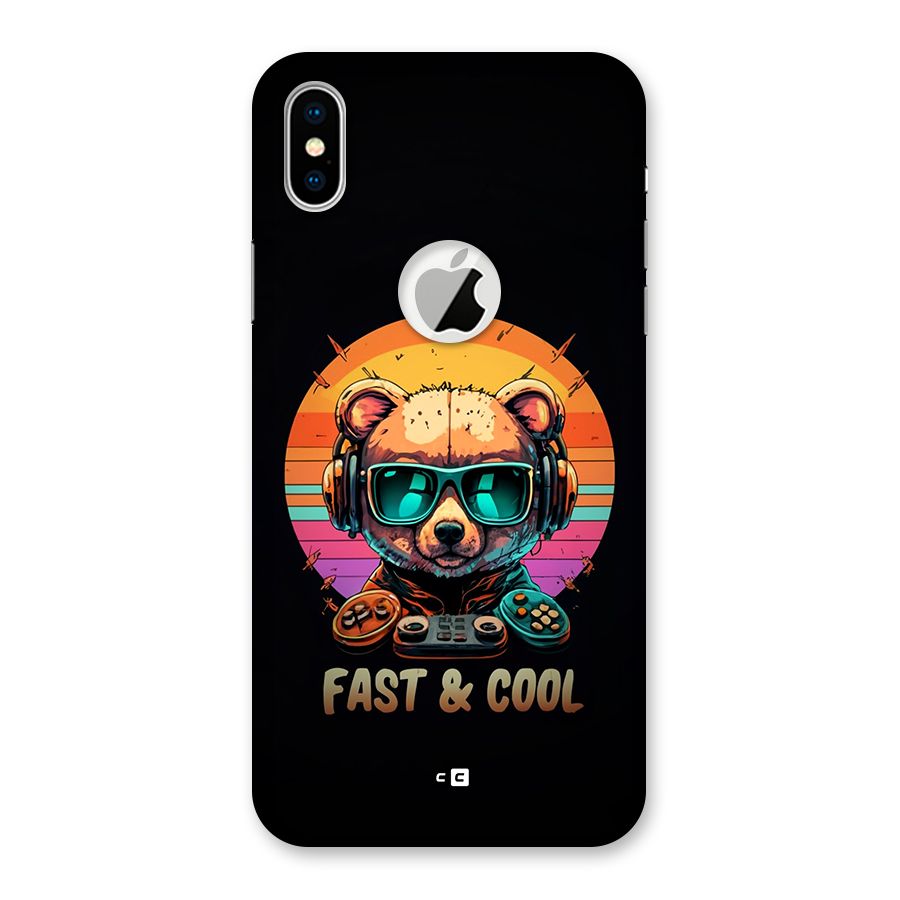Fast And Cool Back Case for iPhone X Logo Cut