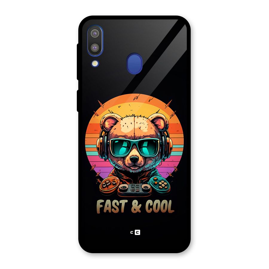 Fast And Cool Glass Back Case for Galaxy M20