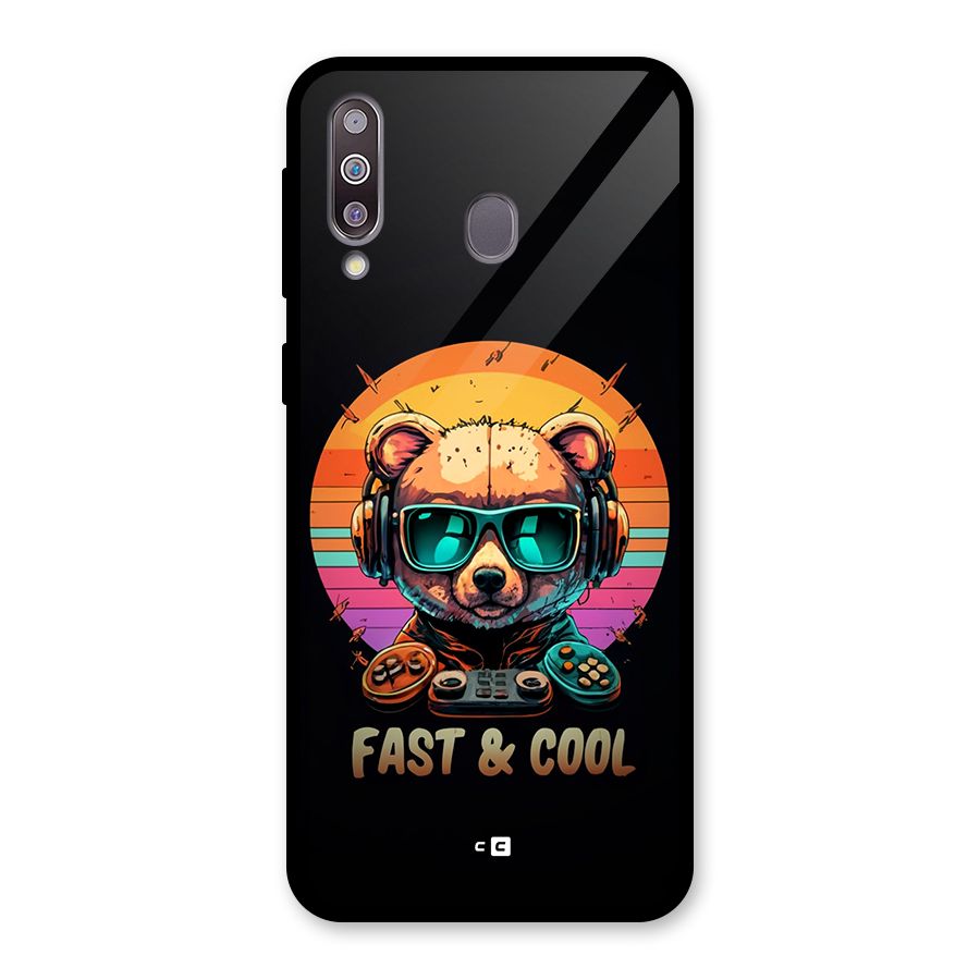 Fast And Cool Glass Back Case for Galaxy M30