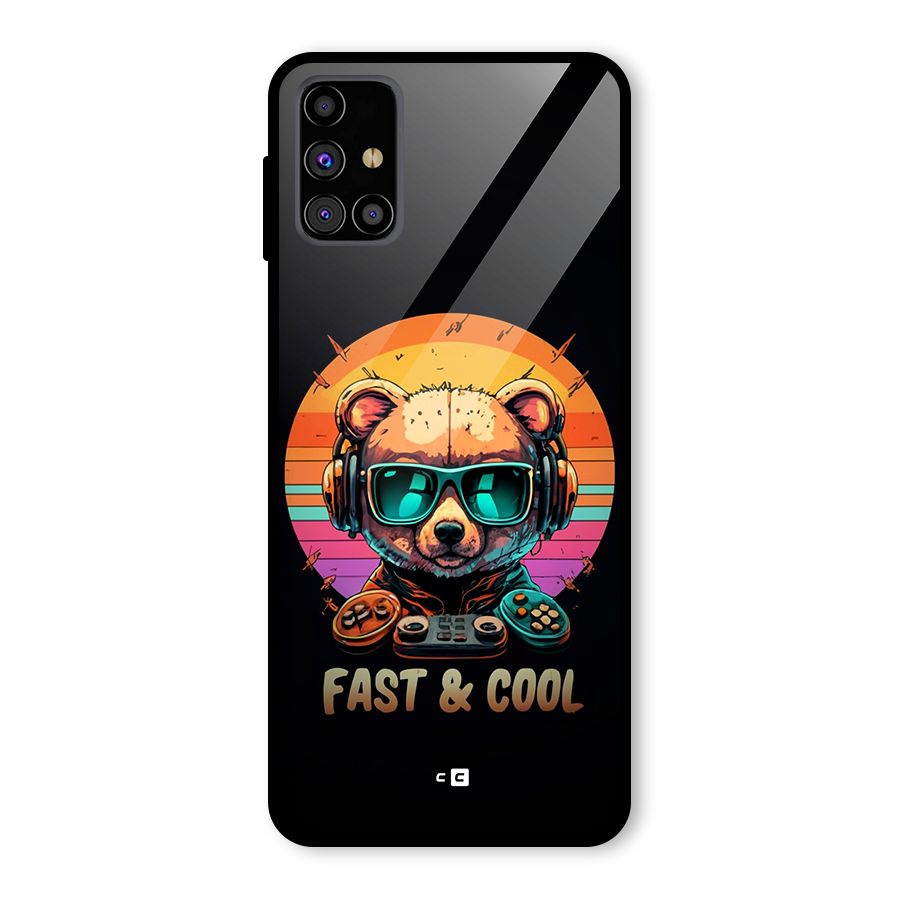 Fast And Cool Glass Back Case for Galaxy M31s
