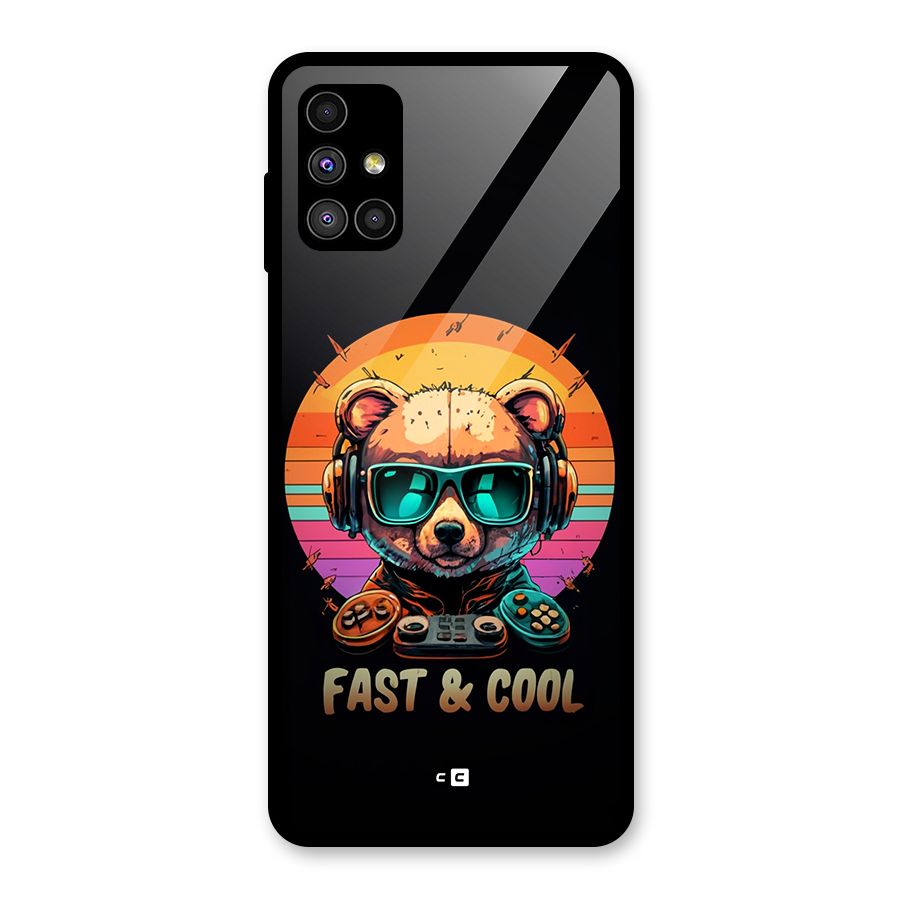 Fast And Cool Glass Back Case for Galaxy M51