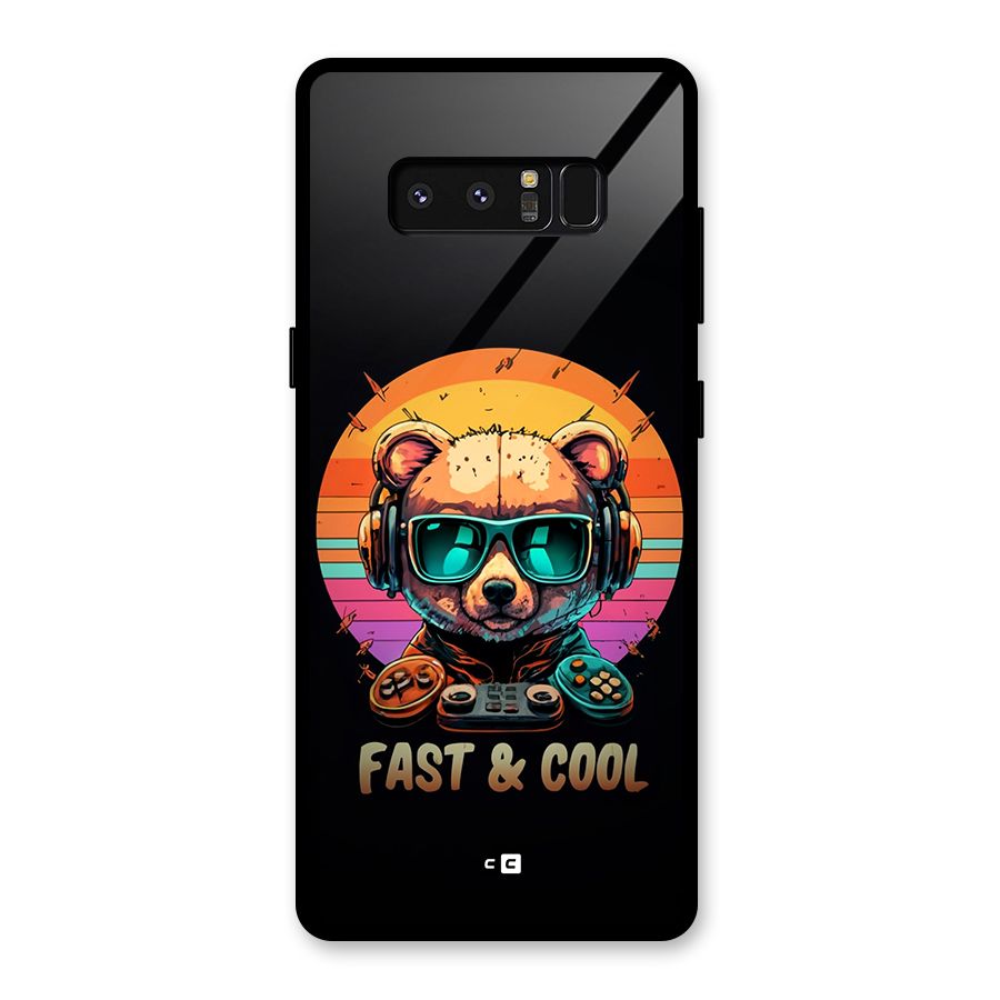 Fast And Cool Glass Back Case for Galaxy Note 8