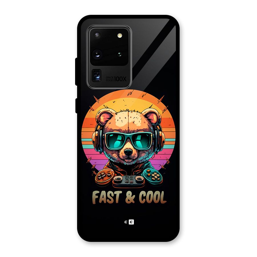 Fast And Cool Glass Back Case for Galaxy S20 Ultra