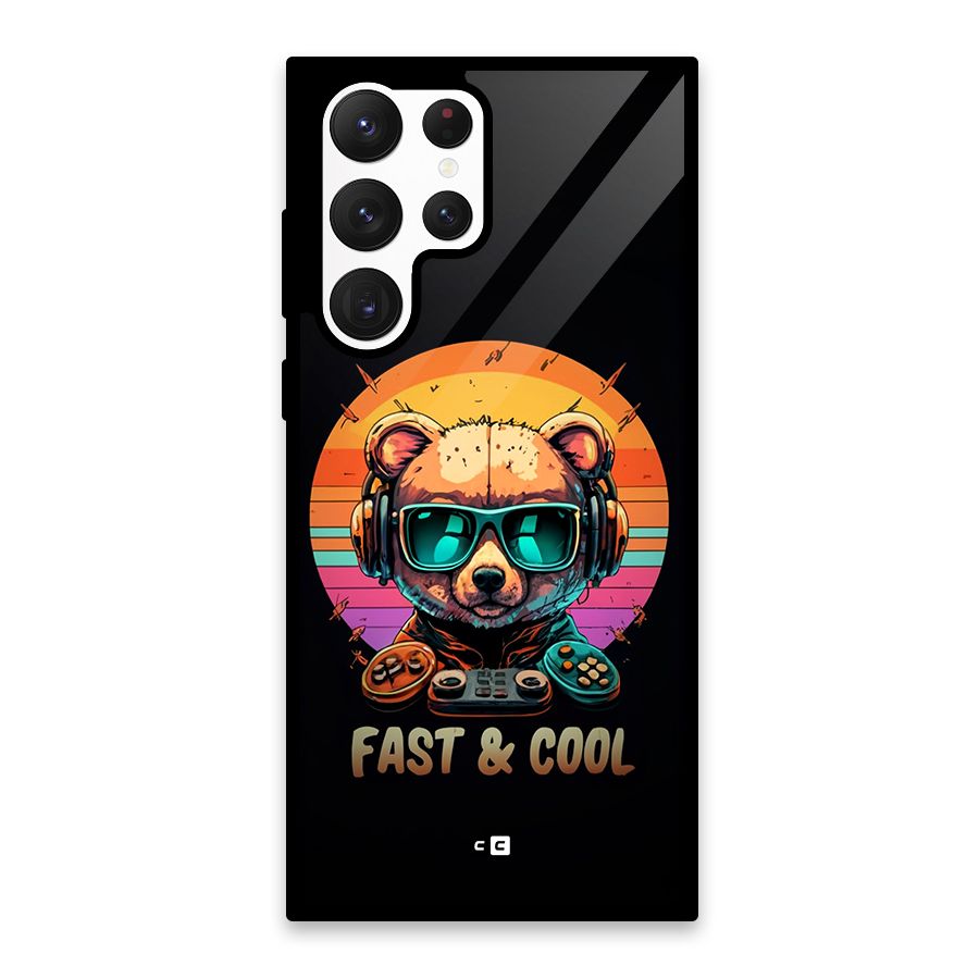 Fast And Cool Glass Back Case for Galaxy S22 Ultra 5G