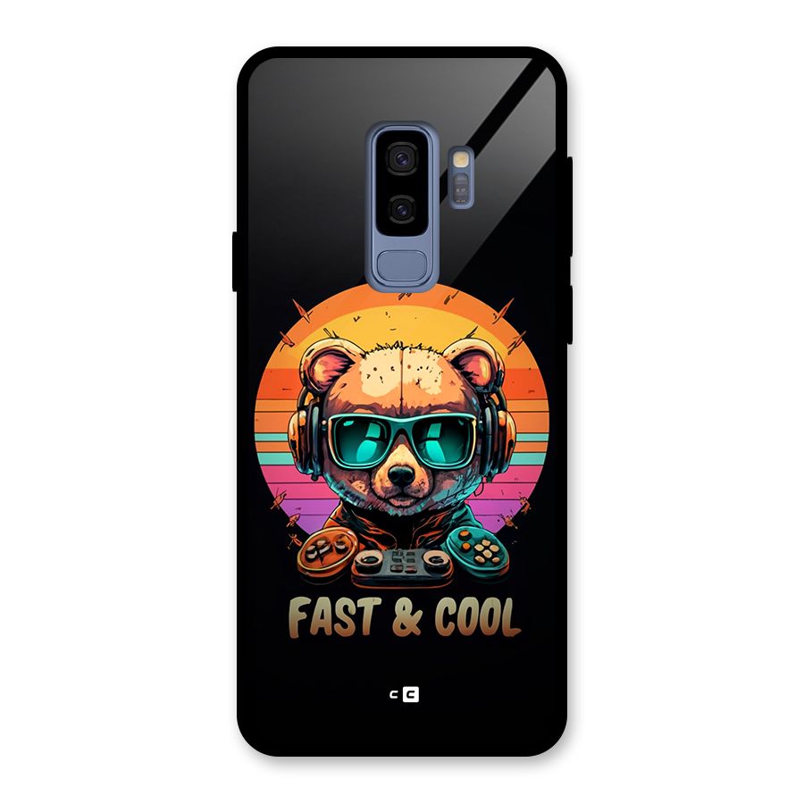 Fast And Cool Glass Back Case for Galaxy S9 Plus