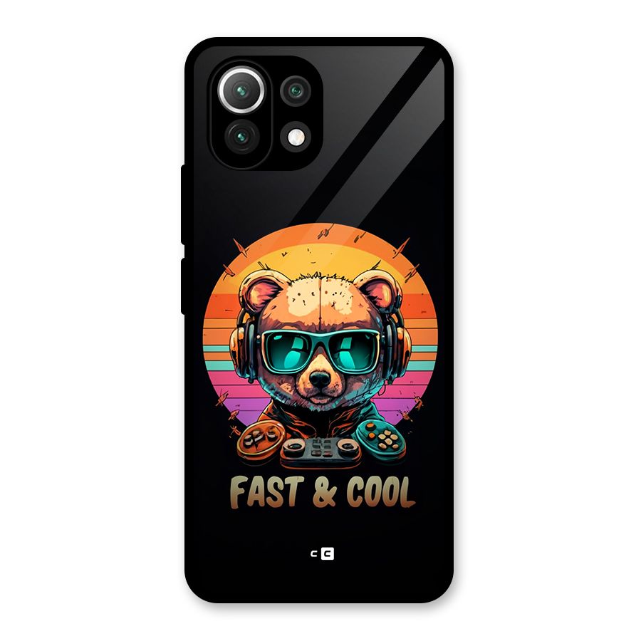 Fast And Cool Glass Back Case for Mi 11 Lite
