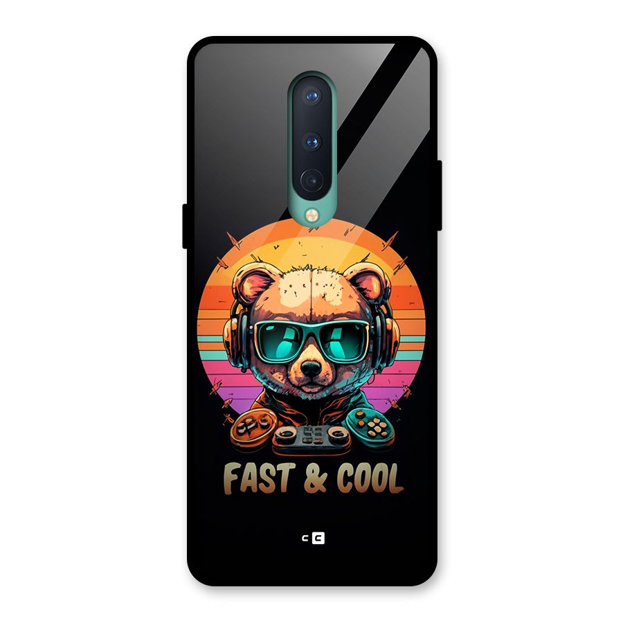 Fast And Cool Glass Back Case for OnePlus 8