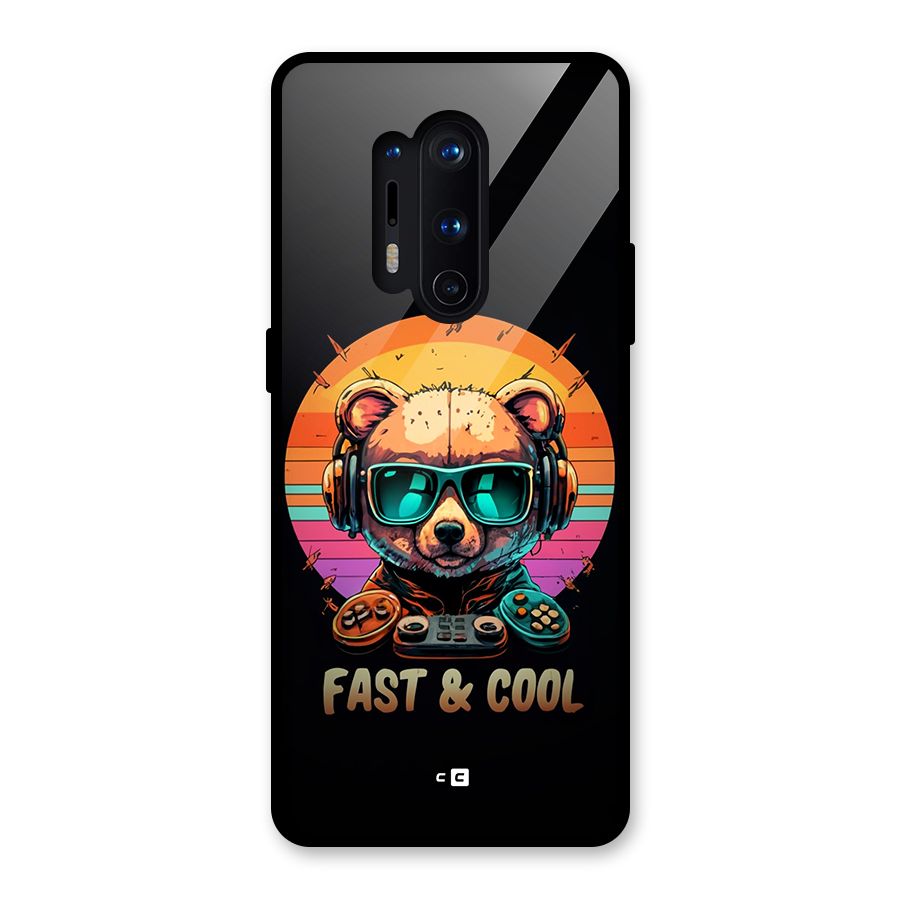 Fast And Cool Glass Back Case for OnePlus 8 Pro