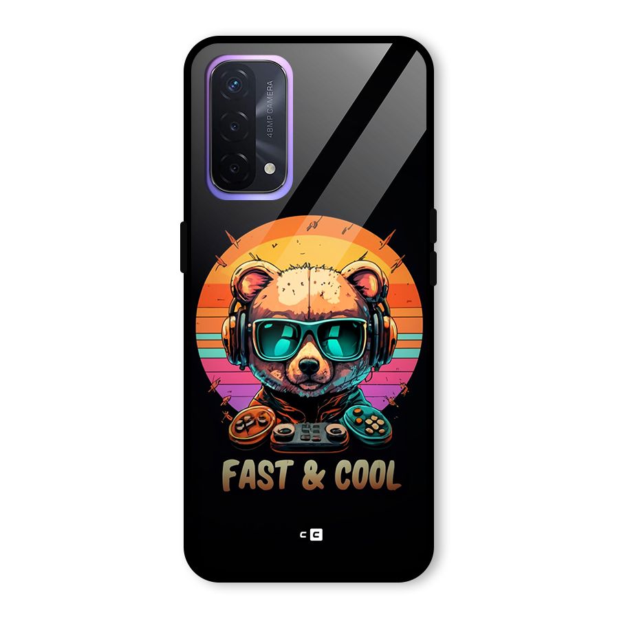 Fast And Cool Glass Back Case for Oppo A74 5G