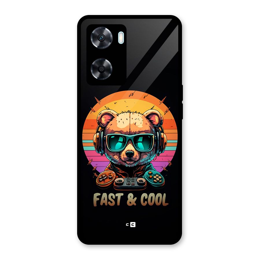 Fast And Cool Glass Back Case for Oppo A77