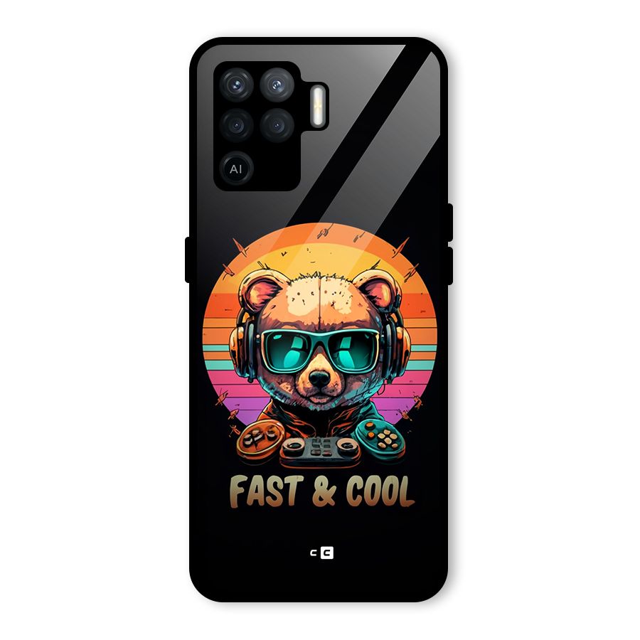 Fast And Cool Glass Back Case for Oppo F19 Pro