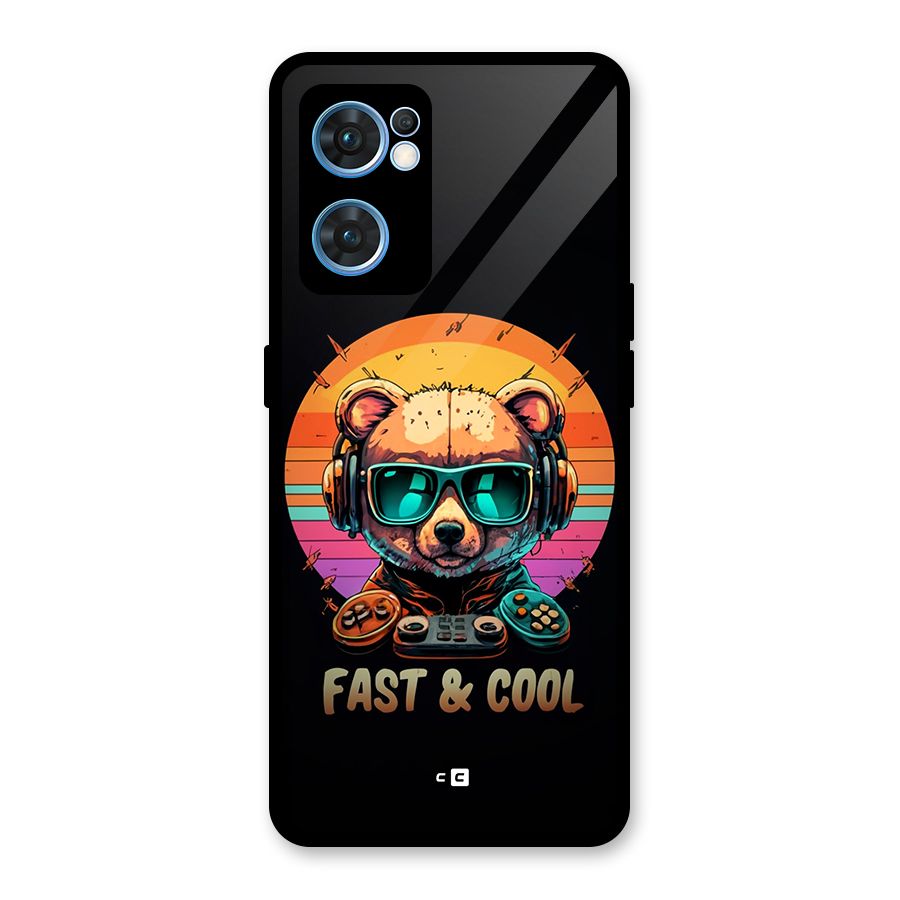 Fast And Cool Glass Back Case for Oppo Reno7 5G