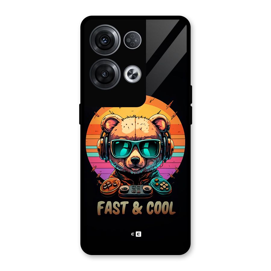 Fast And Cool Glass Back Case for Oppo Reno8 Pro 5G