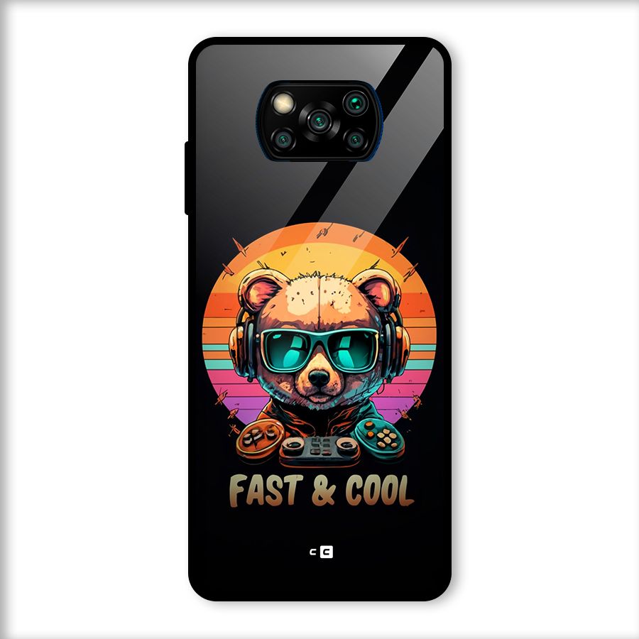 Fast And Cool Glass Back Case for Poco X3