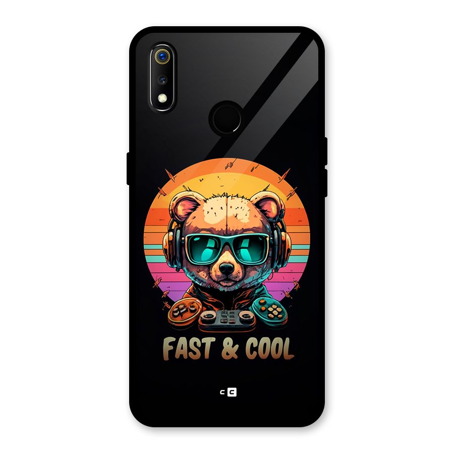Fast And Cool Glass Back Case for Realme 3i