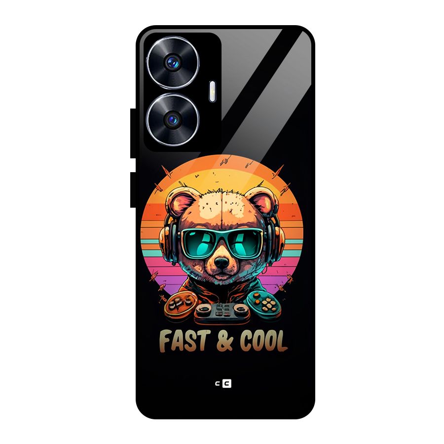 Fast And Cool Glass Back Case for Realme Narzo N55