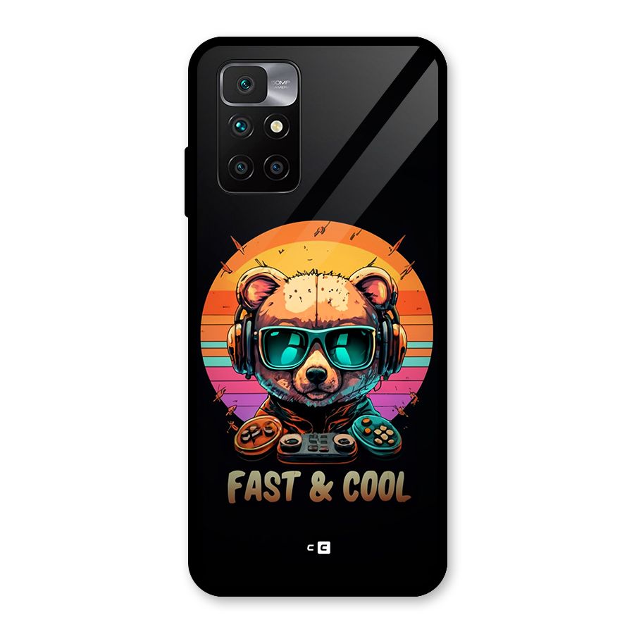 Fast And Cool Glass Back Case for Redmi 10 Prime