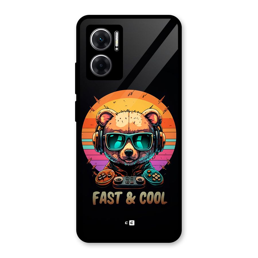 Fast And Cool Glass Back Case for Redmi 11 Prime 5G