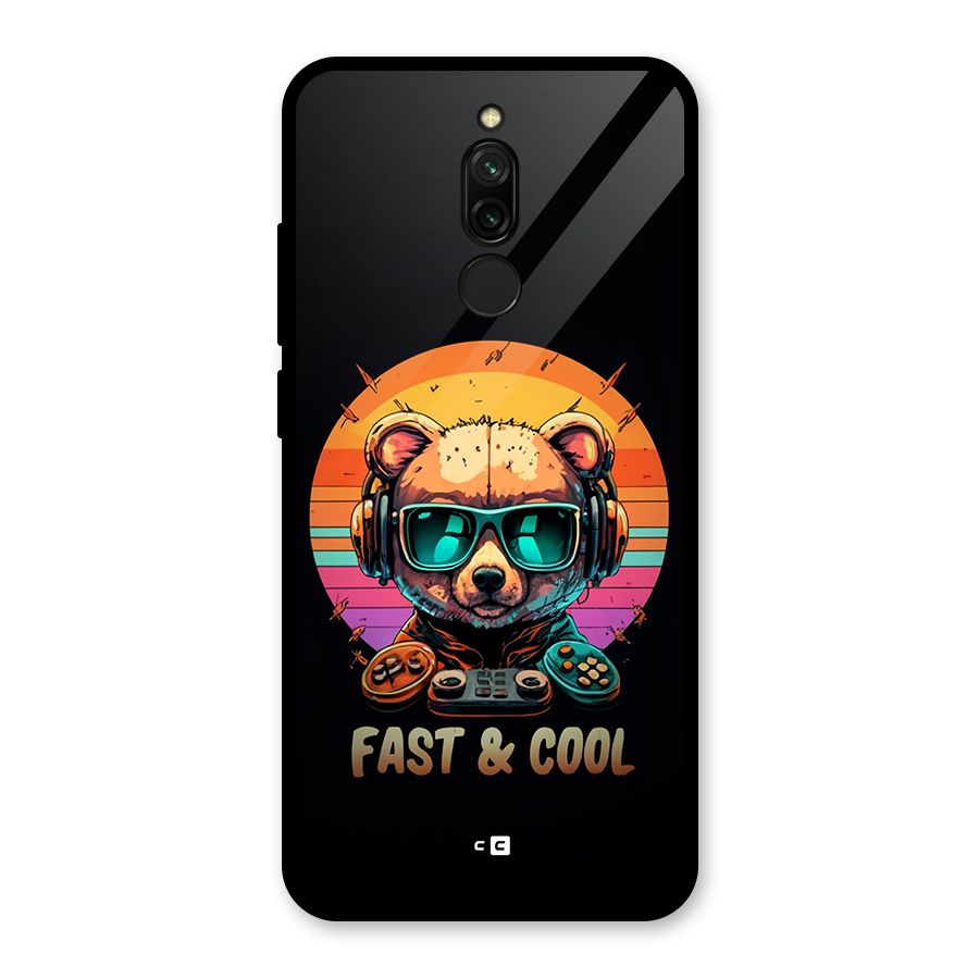Fast And Cool Glass Back Case for Redmi 8