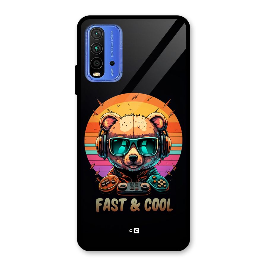 Fast And Cool Glass Back Case for Redmi 9 Power