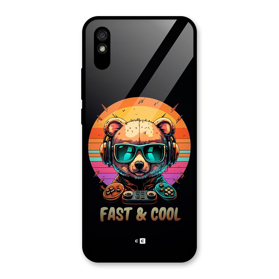 Fast And Cool Glass Back Case for Redmi 9i