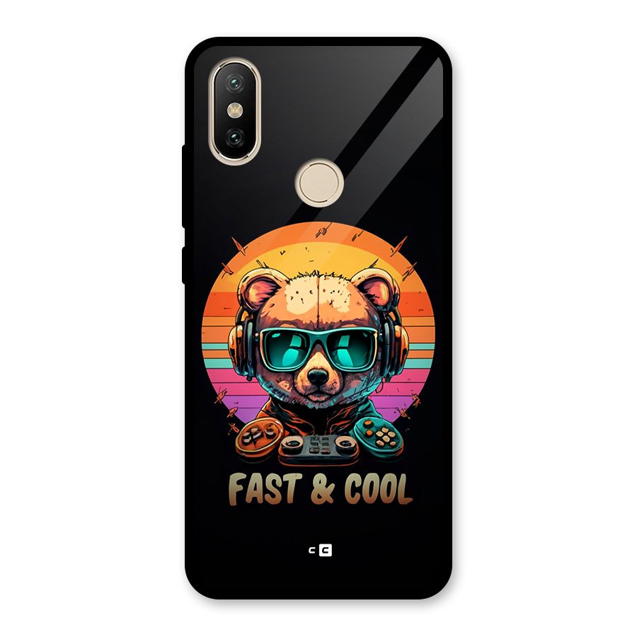 Fast And Cool Glass Back Case for Redmi A1